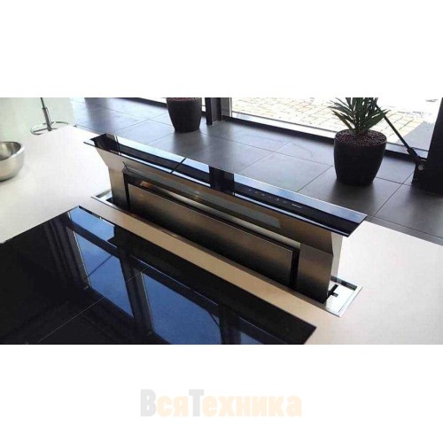 Вытяжка Falmec Design+ DOWN DRAFT tavolo 120 vetro nero