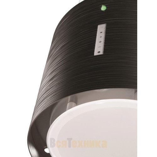 Вытяжка Falmec E.ion TWISTER isola 45 alluminio nero (450)