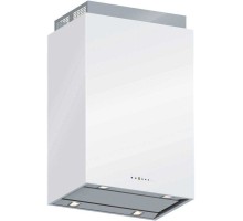 Вытяжка Falmec Design+ LAGUNA isola 60 inox vetro bianco (800)