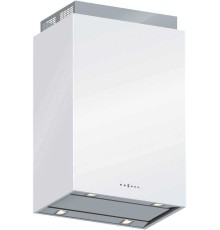 Вытяжка Falmec Design+ LAGUNA isola 60 inox vetro bianco (800)