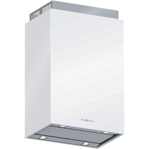 Вытяжка Falmec Design+ LAGUNA isola 60 inox vetro bianco (800)