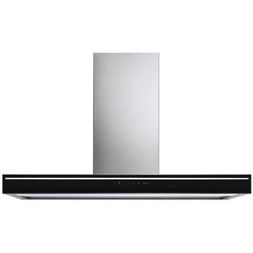 Вытяжка Falmec Silence LUMINA NRS 90 inox vetro nero (800)