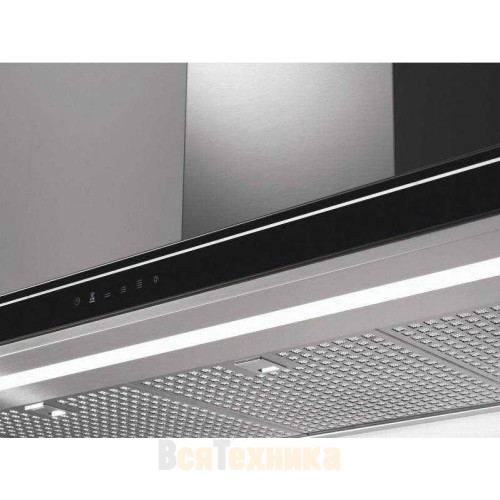Вытяжка Falmec Silence LUMINA NRS 90 inox vetro nero (800)