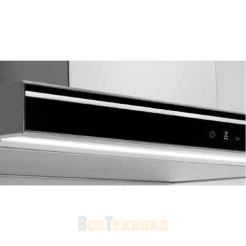 Вытяжка Falmec Silence LUMINA NRS 90 inox vetro nero (800)