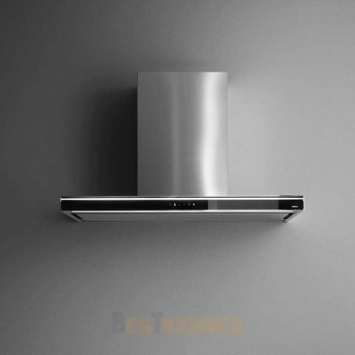 Вытяжка Falmec Silence LUMINA NRS 90 inox vetro nero (800)