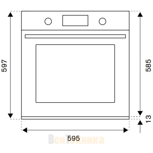 Духовой шкаф Bertazzoni F6011MODPTX/23