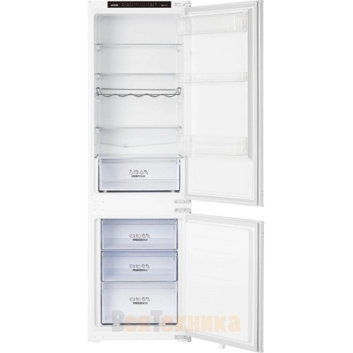 Встраиваемый двухкамерный холодильник Gorenje NRKI4182P1