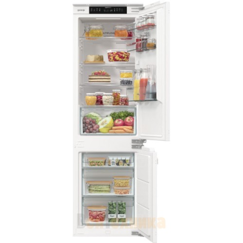 Встраиваемый двухкамерный холодильник Gorenje NRKI517142
