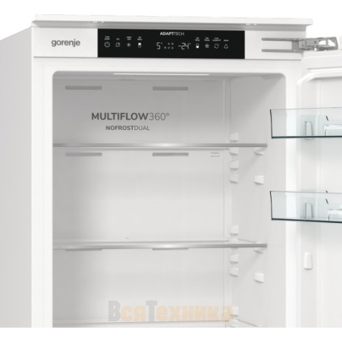 Встраиваемый двухкамерный холодильник Gorenje NRKI517142