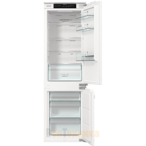 Встраиваемый двухкамерный холодильник Gorenje NRKI517142