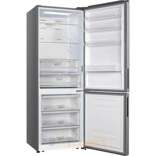 Отдельностоящий двухкамерный холодильник Gorenje NRK720EAXL4