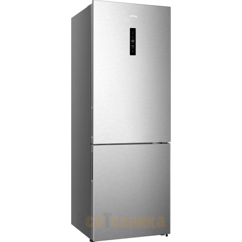 Отдельностоящий двухкамерный холодильник Gorenje NRK720EAXL4