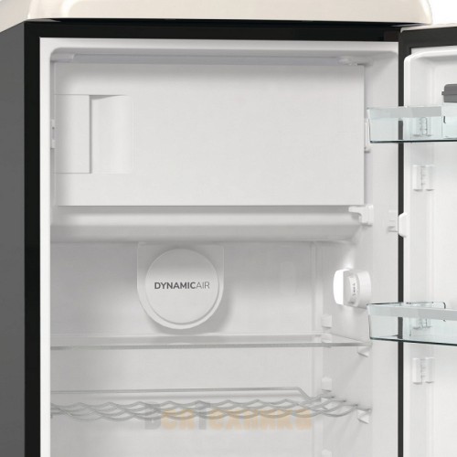 Отдельностоящий двухкамерный холодильник Gorenje OBRB615DBK
