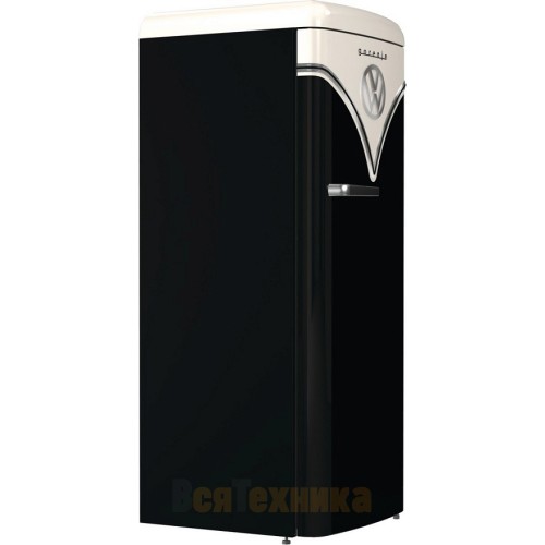 Отдельностоящий двухкамерный холодильник Gorenje OBRB615DBK