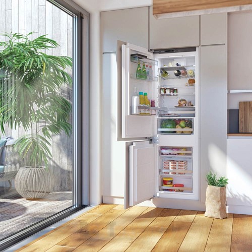 Встраиваемый двухкамерный холодильник Gorenje NRKI4182A1