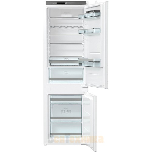 Встраиваемый двухкамерный холодильник Gorenje NRKI4182A1