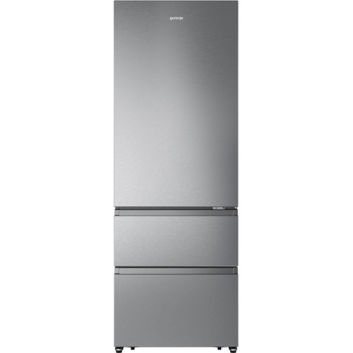 Отдельностоящий двухкамерный холодильник Gorenje NRM720FSXL4