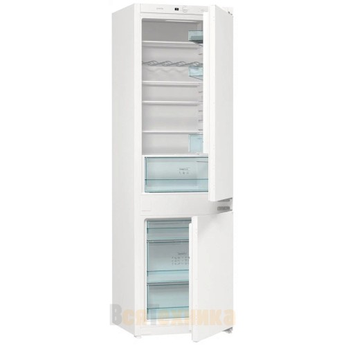 Встраиваемый двухкамерный холодильник Gorenje NRKI 4182 E1