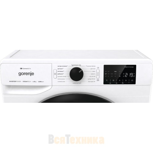 Стиральная машина Gorenje WPNEI82SBSWIFI/C