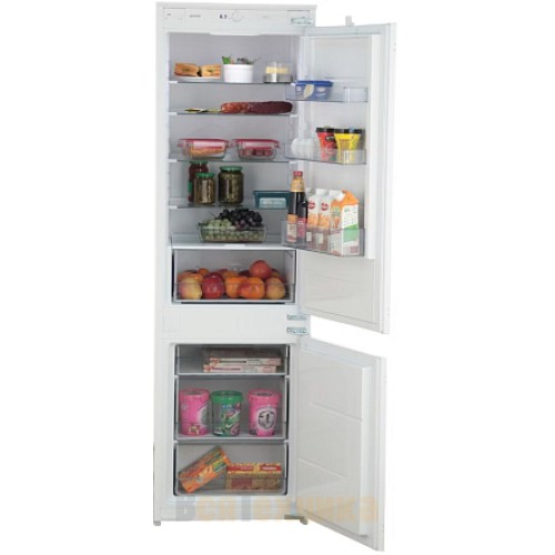 Встраиваемый двухкамерный холодильник Gorenje NRKI418FE0