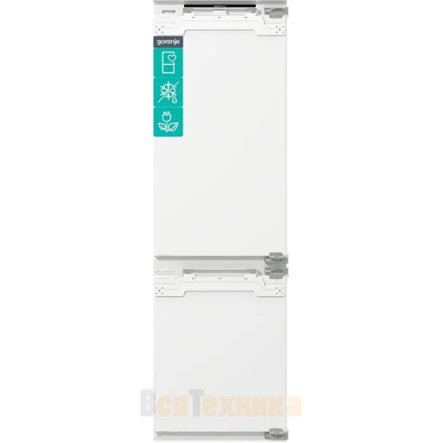 Встраиваемый двухкамерный холодильник Gorenje NRKI517162WF