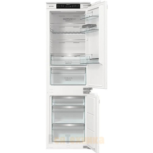 Встраиваемый двухкамерный холодильник Gorenje NRKI517162WF