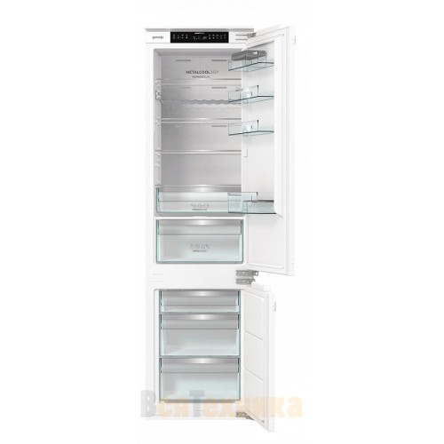 Встраиваемый двухкамерный холодильник Gorenje NRKI519E82WF