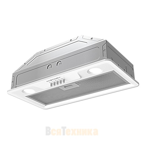 Вытяжка полновстраиваемая HiSTORY CI65B1 FWH, белая