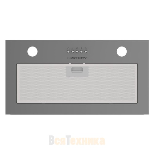Вытяжка полновстраиваемая HiSTORY CIG65B1 FGR, серое стекло