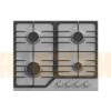 Газовая варочная панель HiSTORY HGE 640C FIX, серебристый INOX