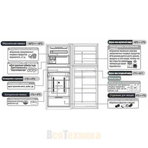 Холодильник Hitachi R-VX 472 PU9 BBK