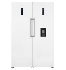 Холодильник SBS HIBERG RF 40DD NFW + Морозильник HIBERG FR 40DX NFW
