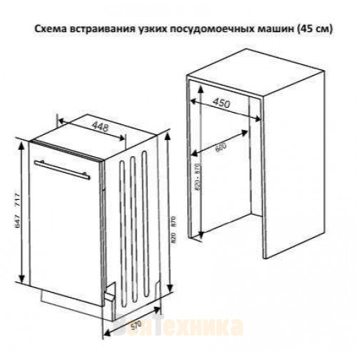 Посудомоечная машина Jacky's JD SB3201