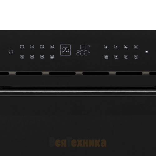 Встраиваемая микроволновая печь Krona ONYX 45H mw BL/BL