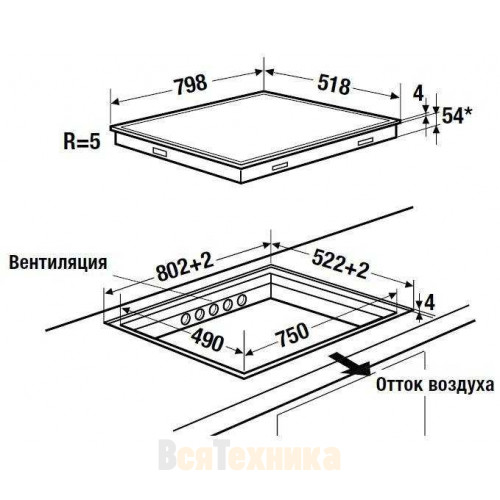 Индукционная варочная панель Kuppersbusch KI 8820.0 SR