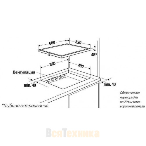 Индукционная варочная панель Kuppersbusch EKI 6842.1 ED