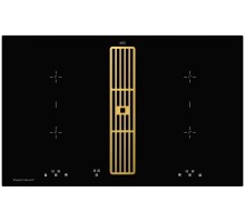 Индукционная варочная панель с вытяжкой Kuppersbusch KMI 8500.0 SR Gold