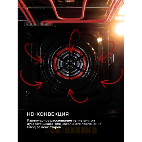 Духовой шкаф встраиваемый LEX EDP 607 GR WIDE SERIES
