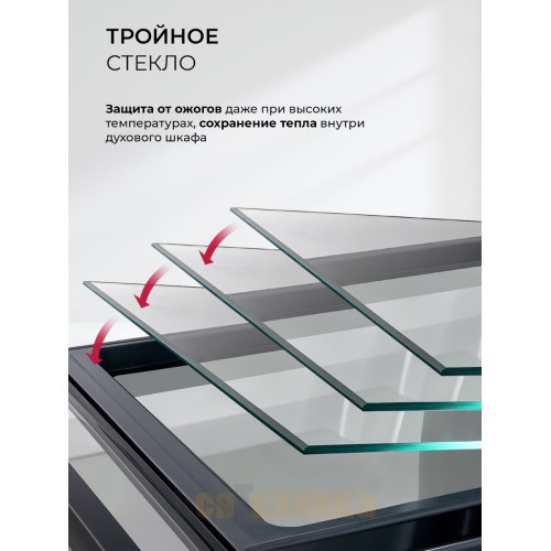 Духовой шкаф встраиваемый LEX EDP 607 WH WIDE SERIES