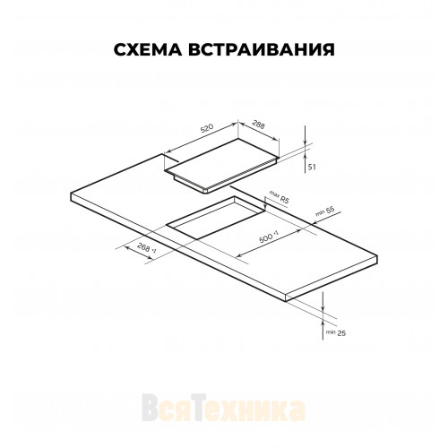 Варочная панель электрическая LEX EVH 320B BL