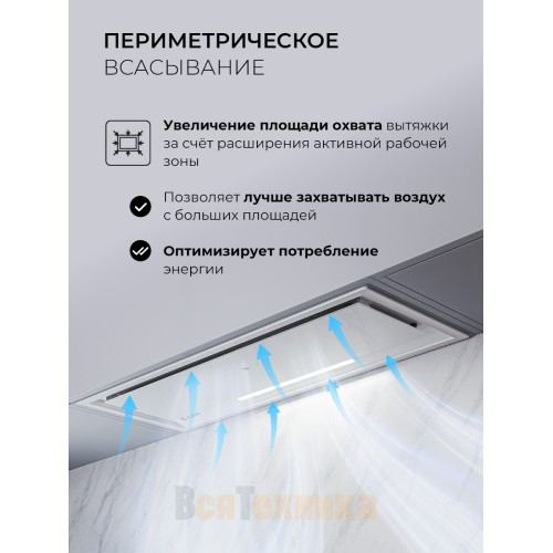 Вытяжка кухонная встраиваемая LEX HYPER 900 GS Inverter WH