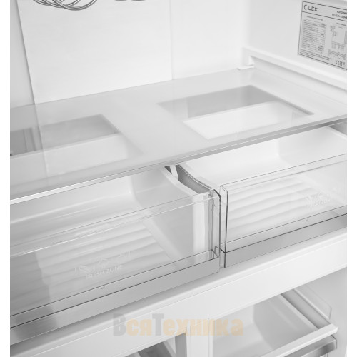 Холодильник трехкамерный отдельностоящий LEX LCD450BgID