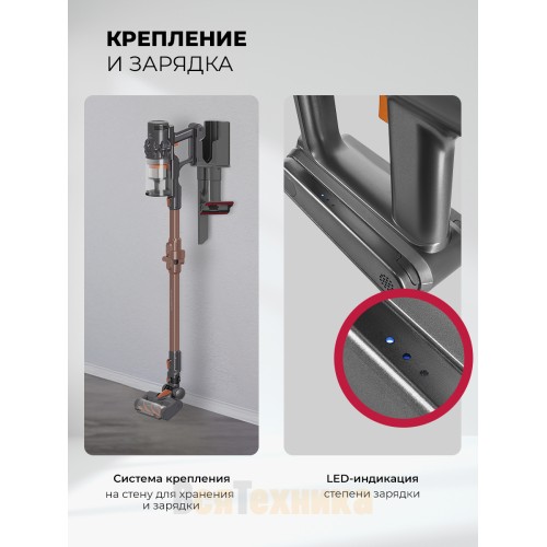 Пылесос беспроводной вертикальный LEX LXVCS 7071