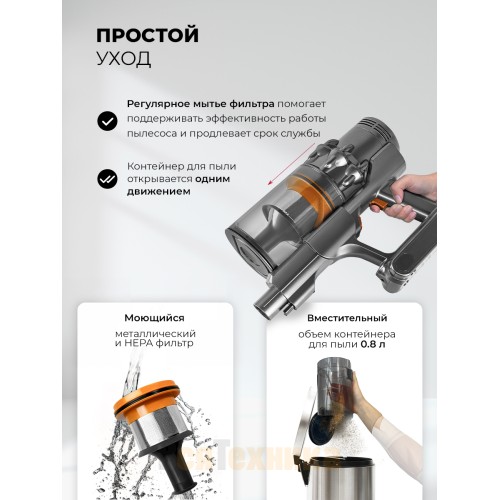 Пылесос беспроводной вертикальный LEX LXVCS 7073