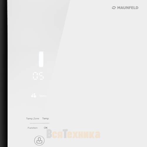 Холодильник Maunfeld MFF177NFW Slim Inverter