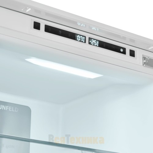Встраиваемый холодильник Maunfeld MBF177NFWHGR Inverter