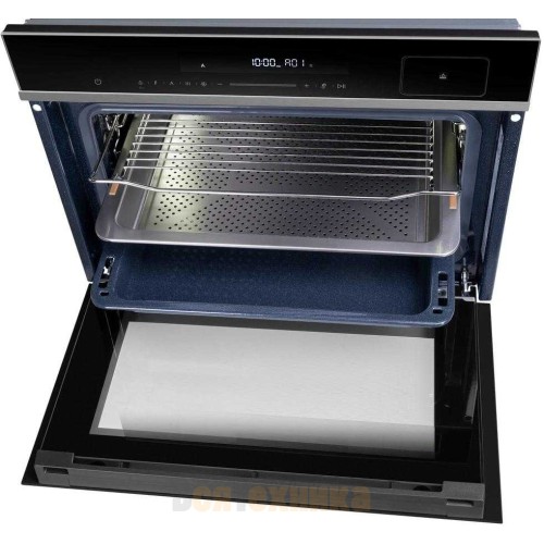 Компактный духовой шкаф с паром Maunfeld MCMO5016STGB
