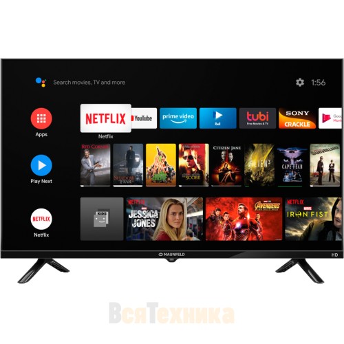 Телевизор Maunfeld MLT32HSD02, HD, Android TV, 32"