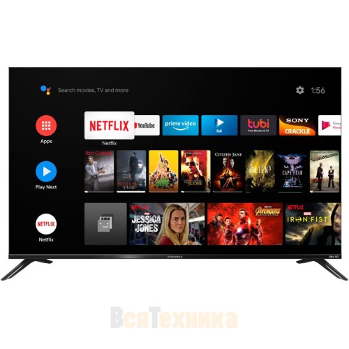 Телевизор Maunfeld MLT43USD02, 4K Ultra HD, Android TV, 43"