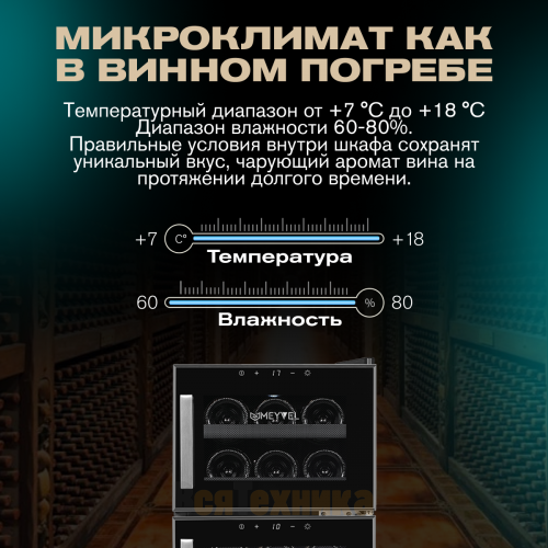Винный шкаф Meyvel MV21-BF2 (easy)